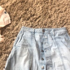 American eagle denim skirt
